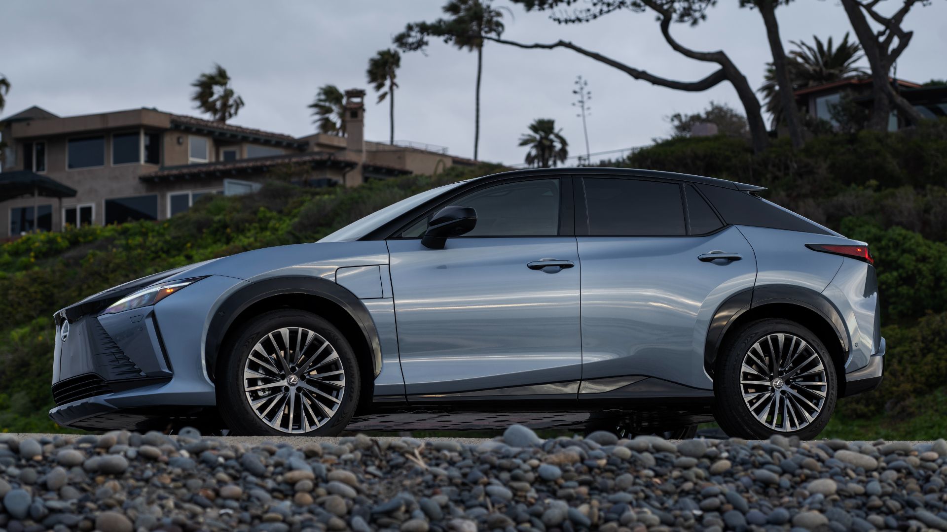 Side Shot Of 2023 Lexus RZ450 E EV