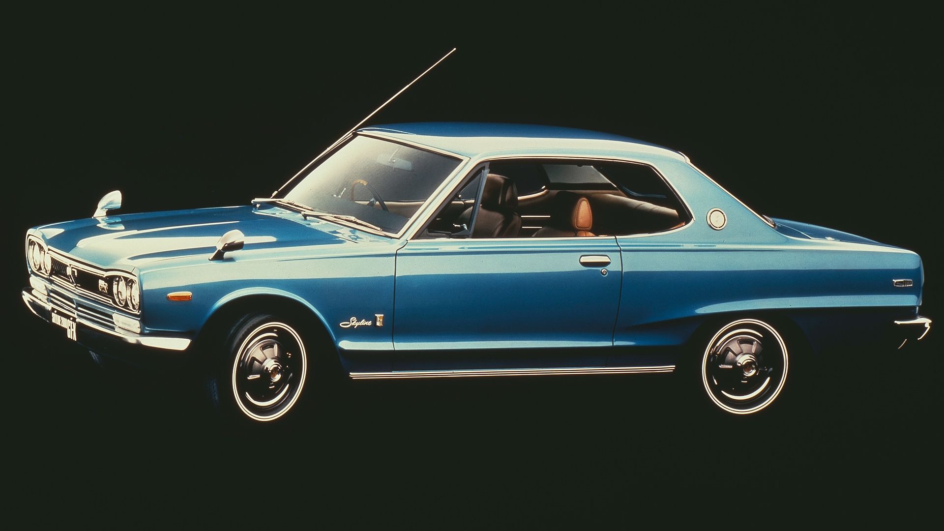 Blue 1971 Nissan Skyline C10 2000GT-X