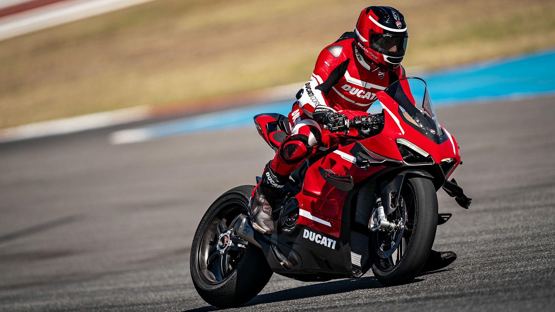 2021 Ducati V4 Superleggera action shot