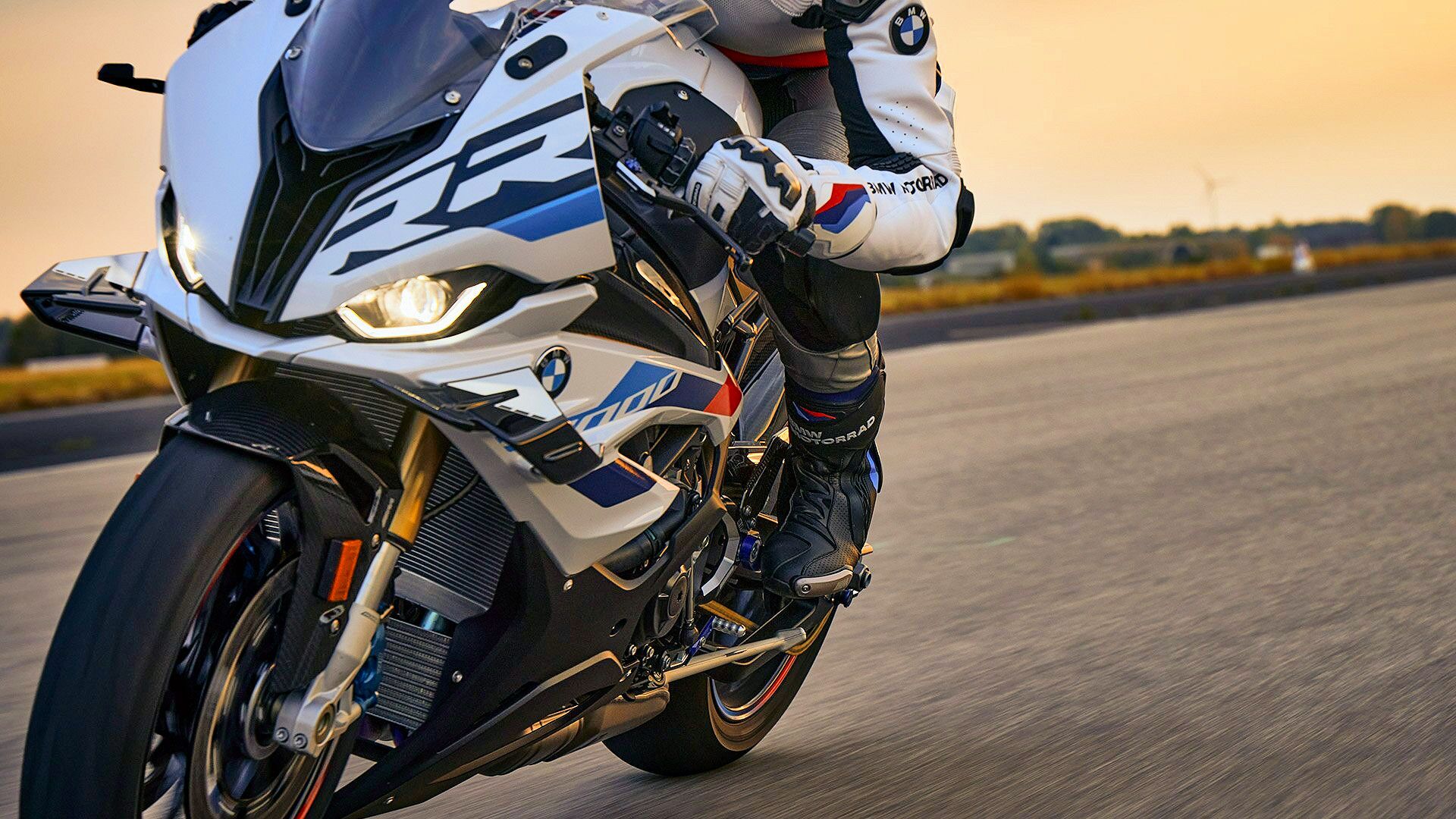 2024 BMW S 1000 RR on the track
