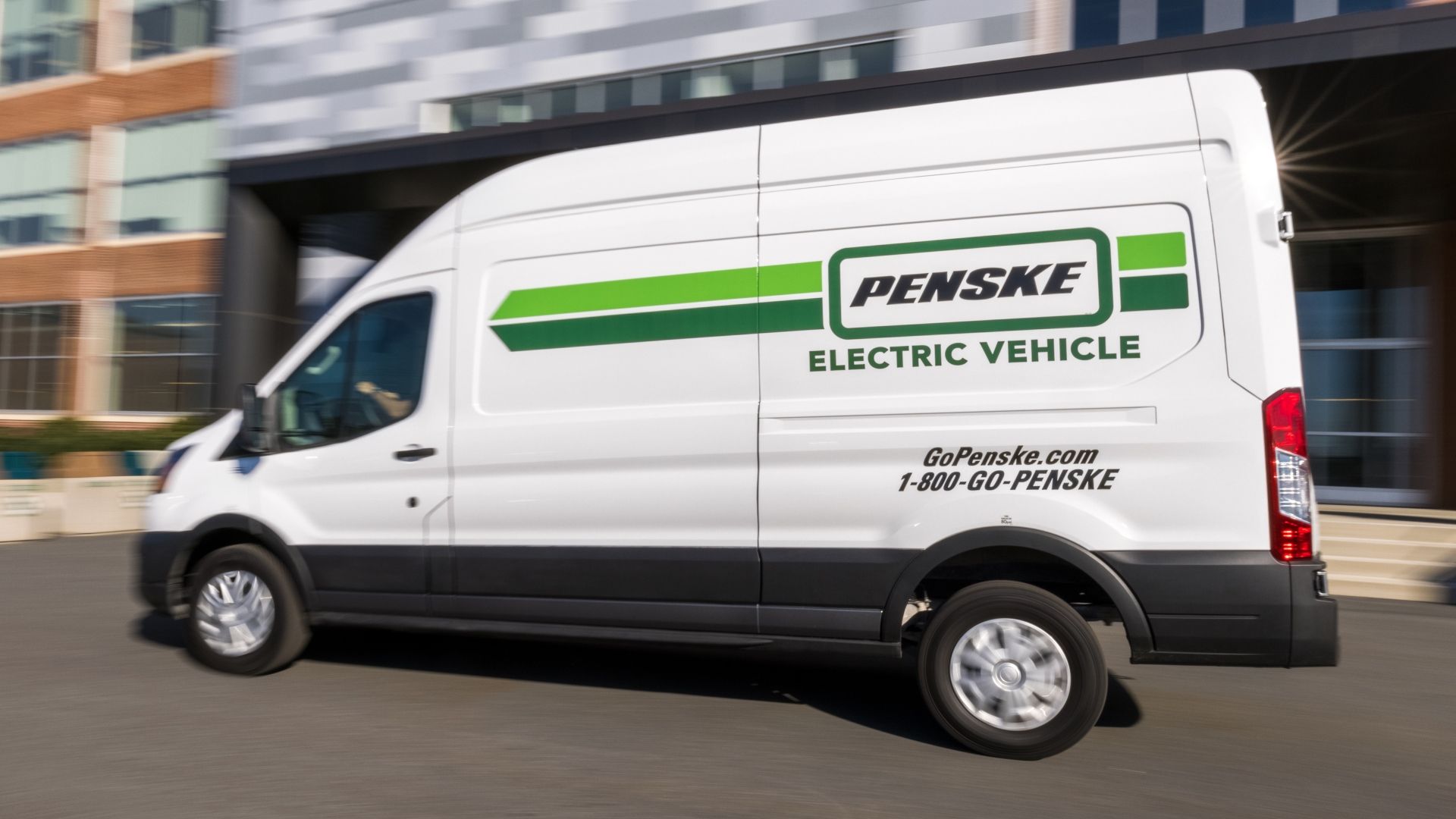 2024 Ford E-Transit driving