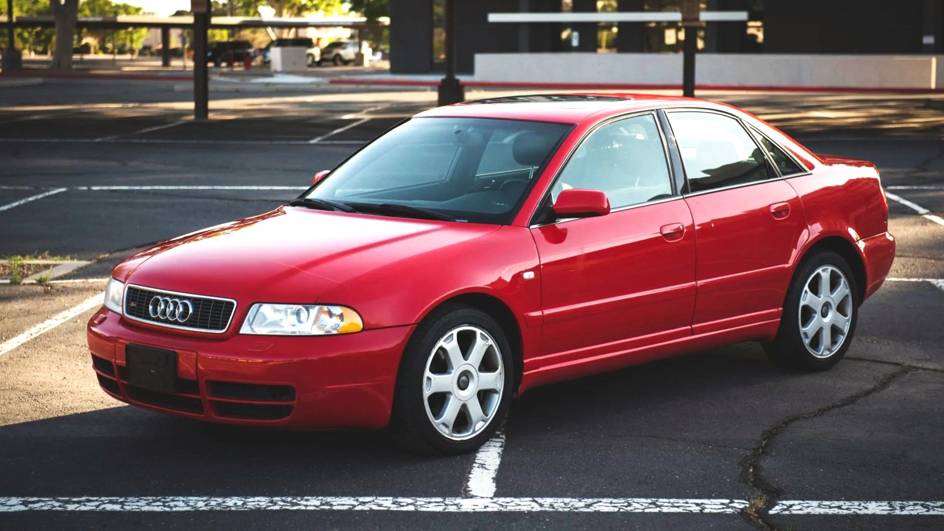 Red 2001 Audi S4
