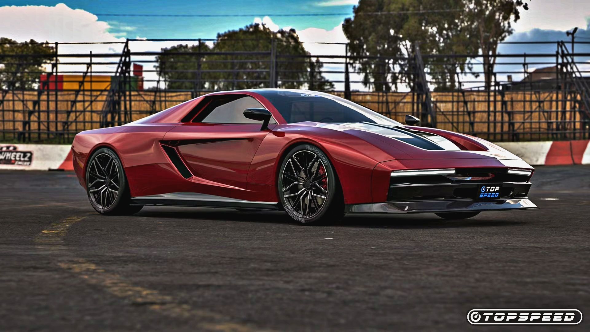 Red GN34 Top Speed Render 