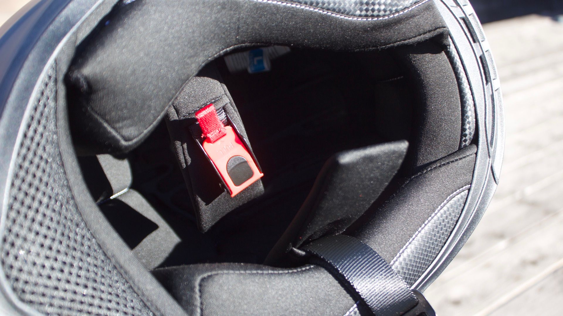 View inside of FreedConn helmet