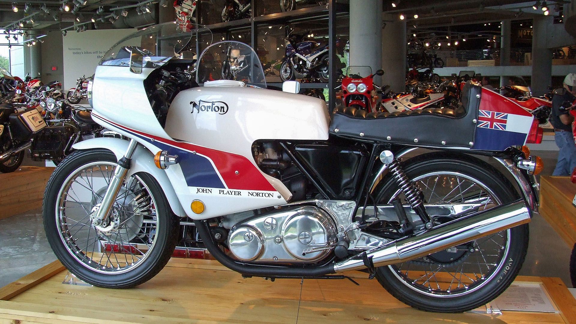 1974 Norton Commando 850 Motorcycle, Barber Museum 