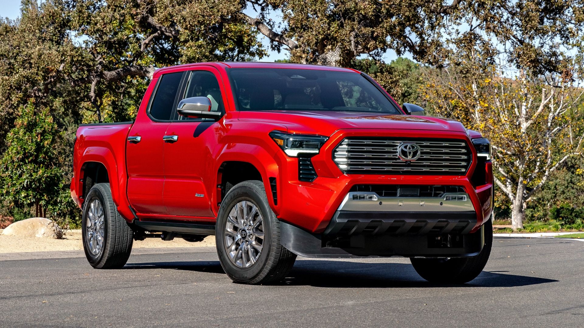 Red 2024 Toyota Tacoma Limited