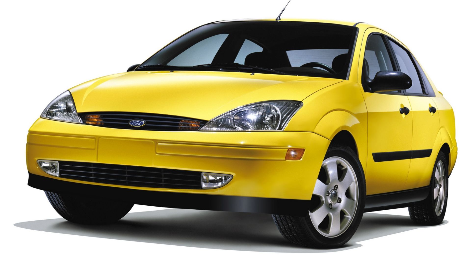 Yellow 2001 Ford Focus