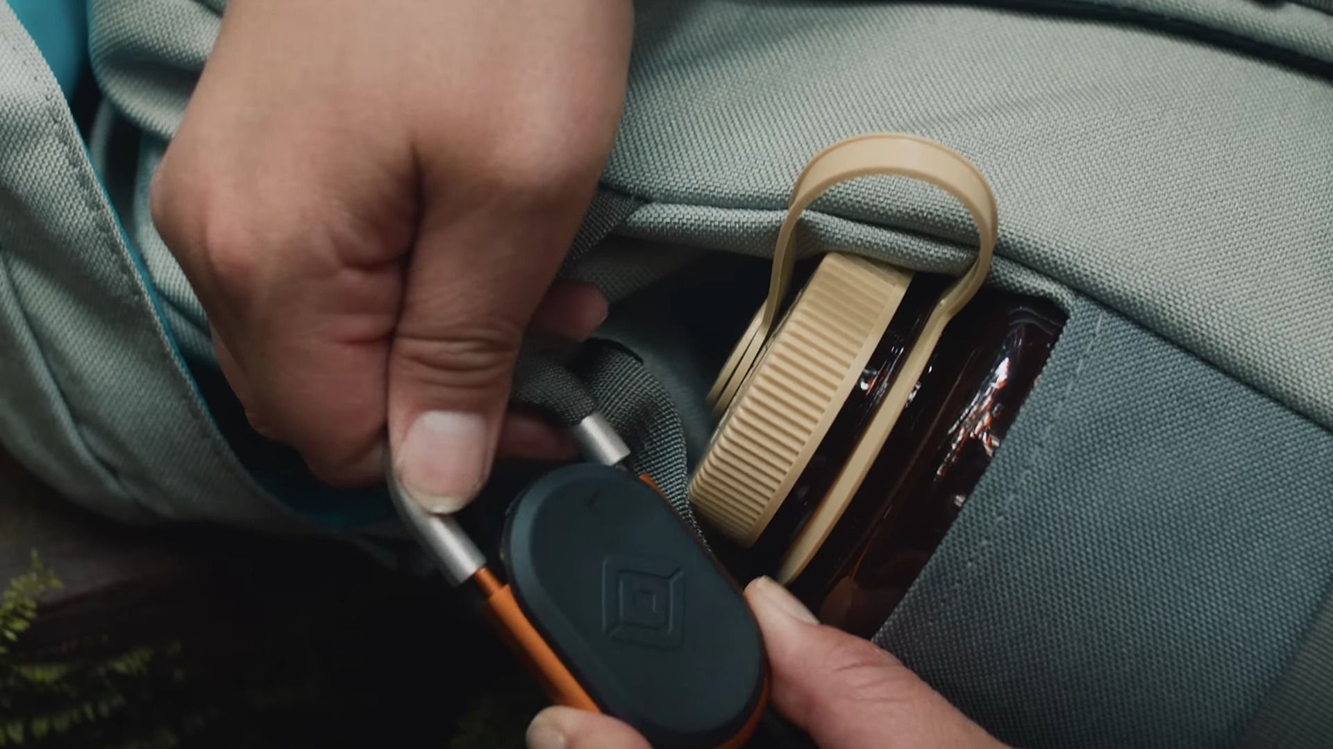Rivian R1T Key Fob shaped as a carabiner