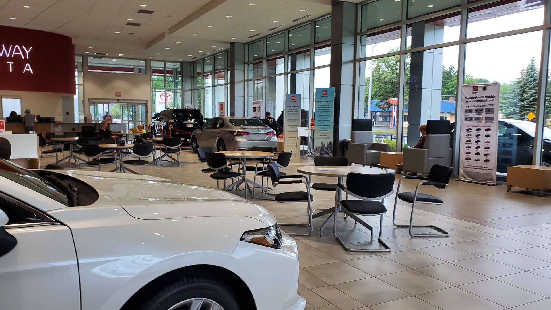 Toyota dealership waiting area