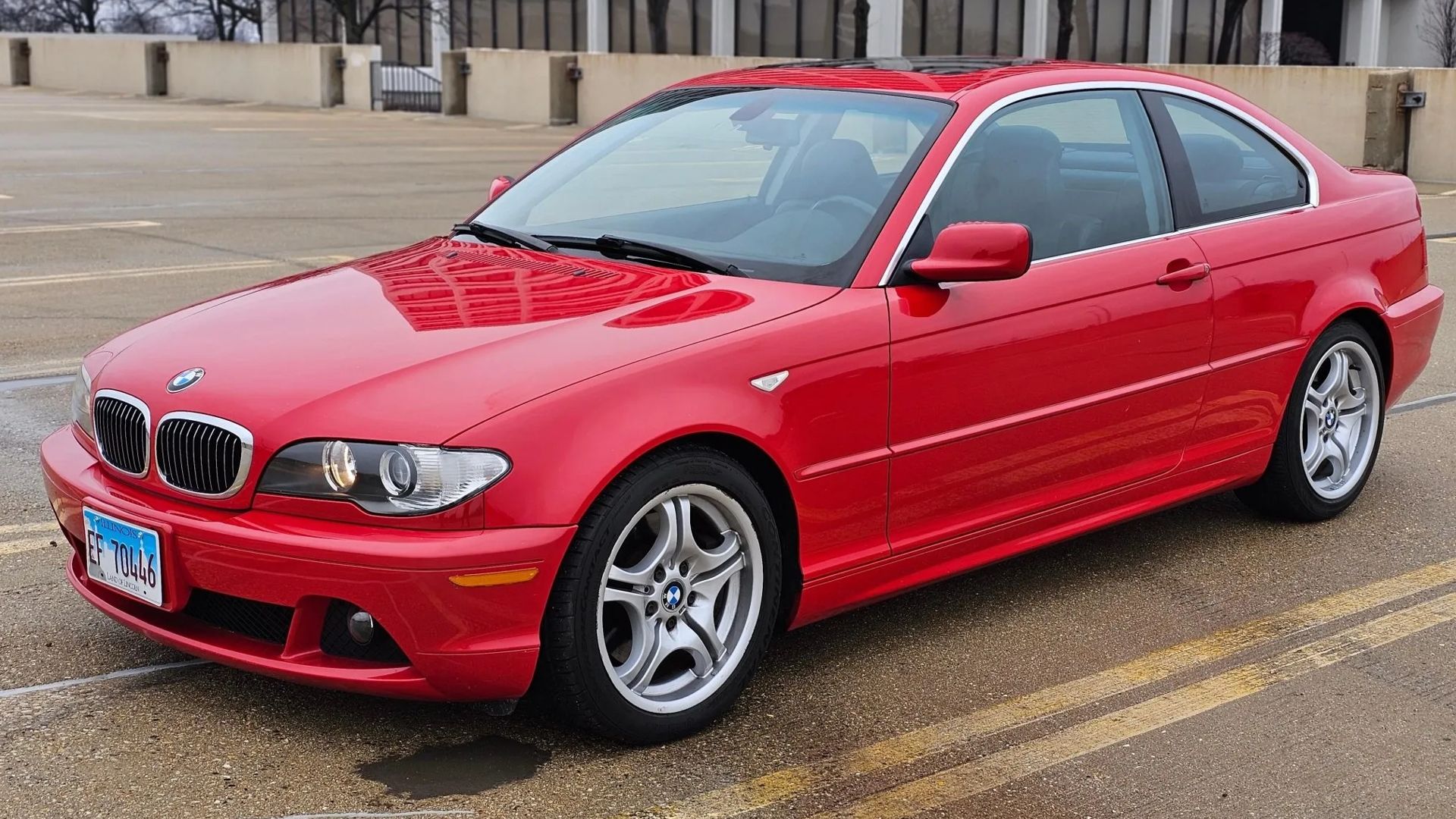 Red 2004 BMW 330Ci Coupe