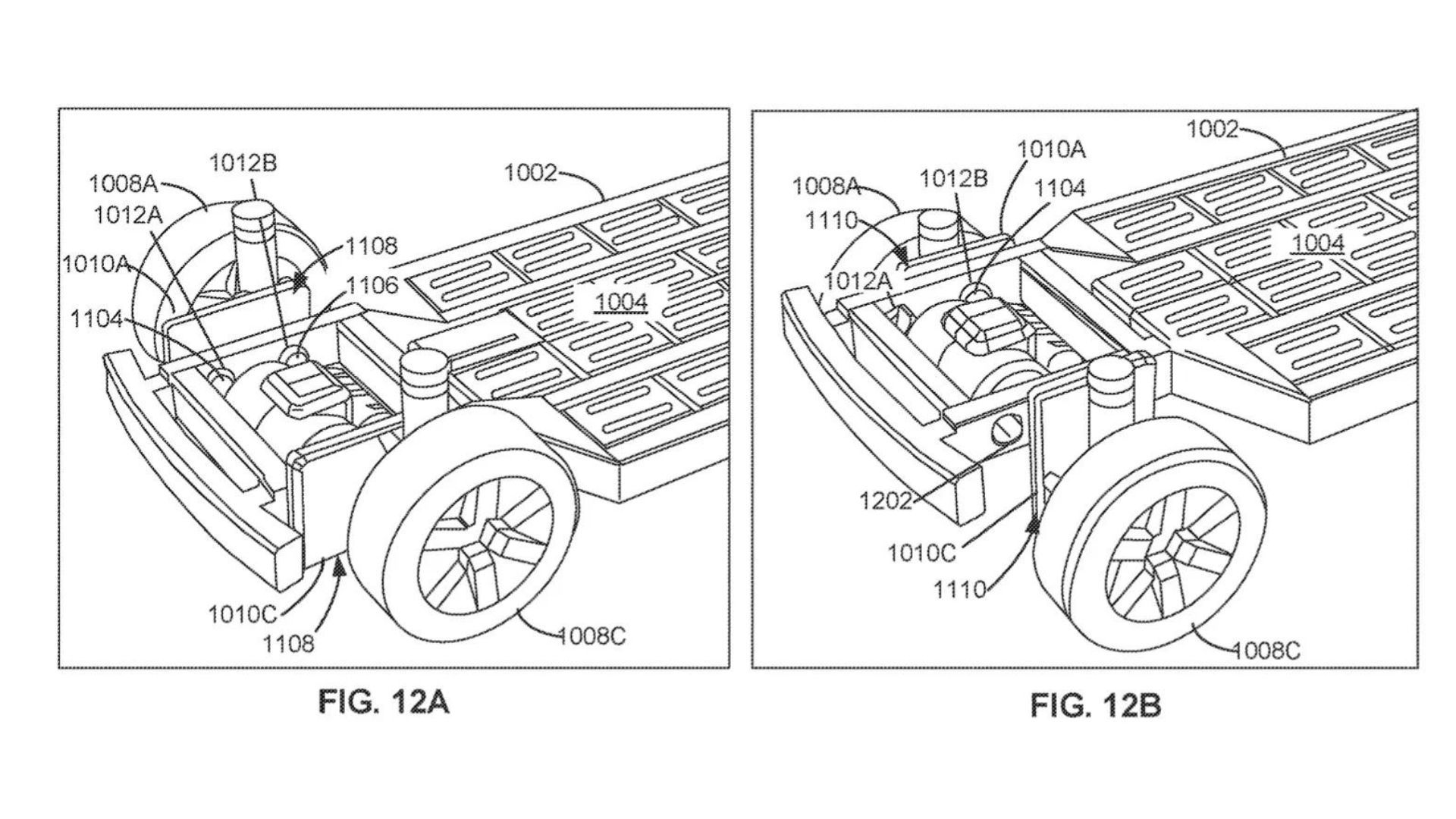 Ford modular chassis patent