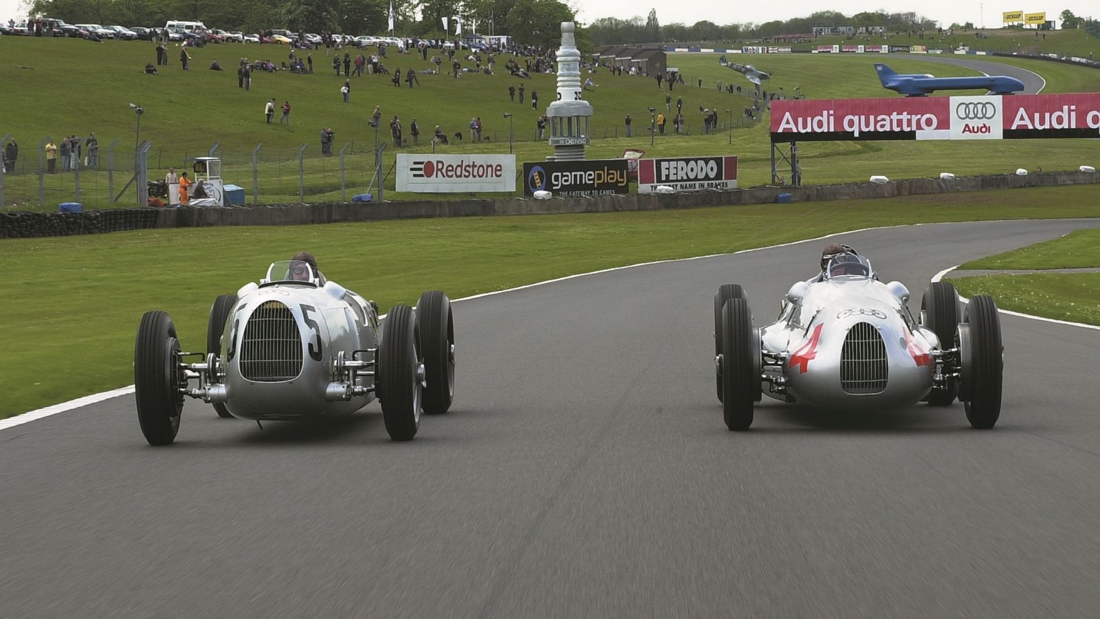 Silver Auto Union Type C and D