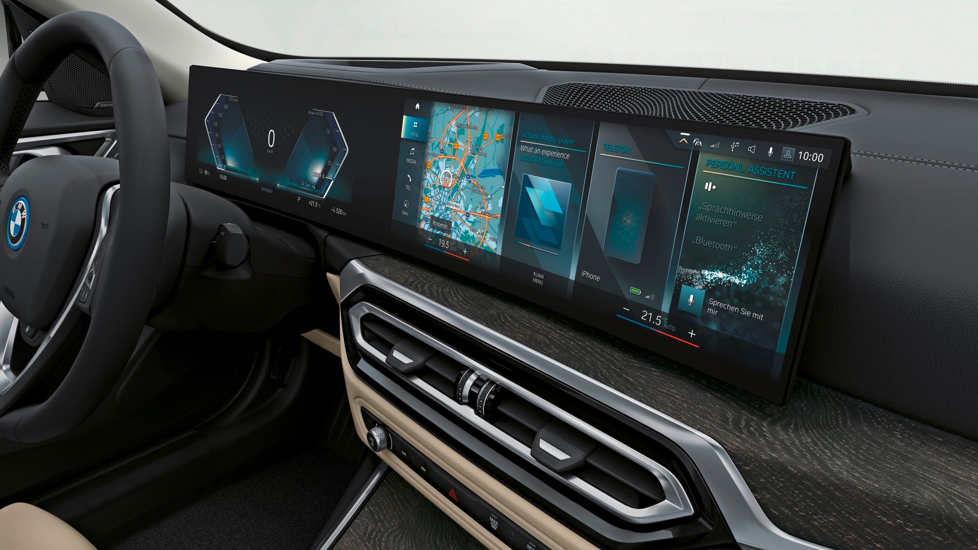 BMW i4 infotainment