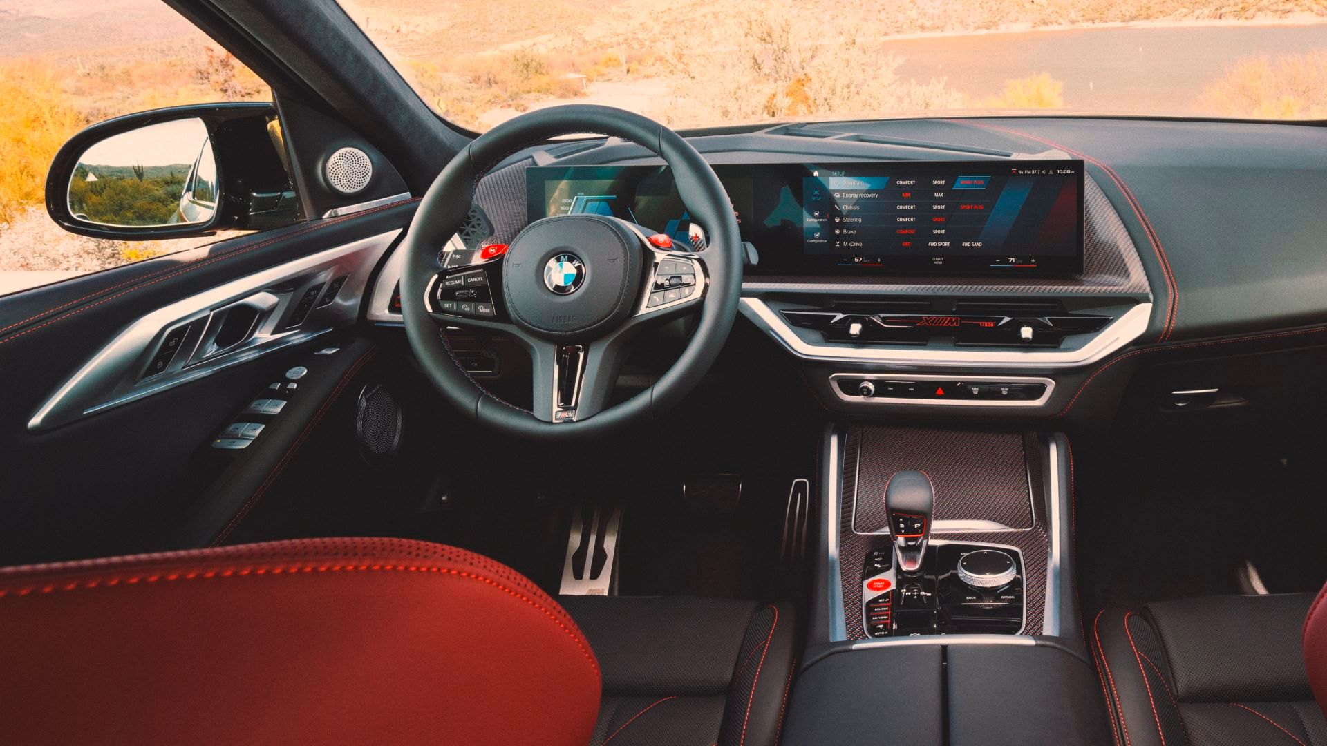 BMW XM Label Red dashboard
