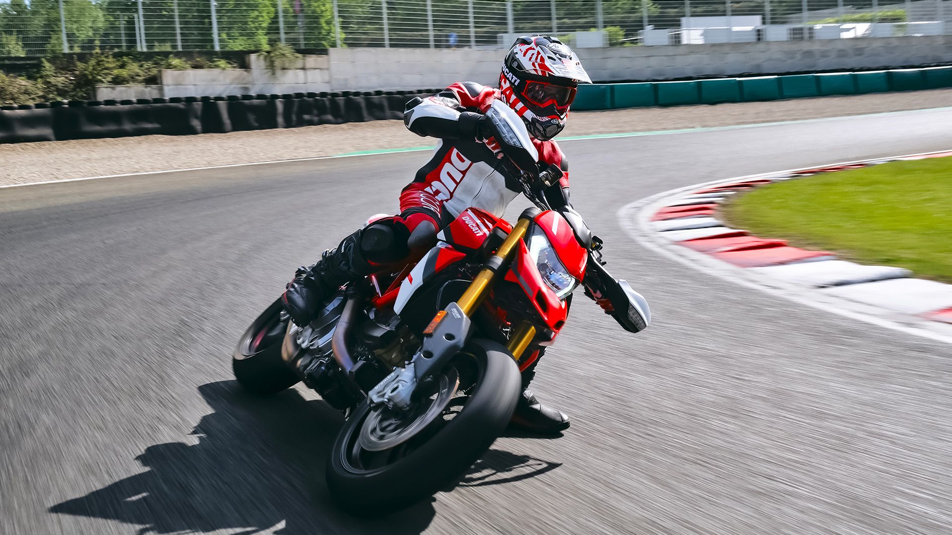 Ducati Hypermotard 950 SP front action shot
