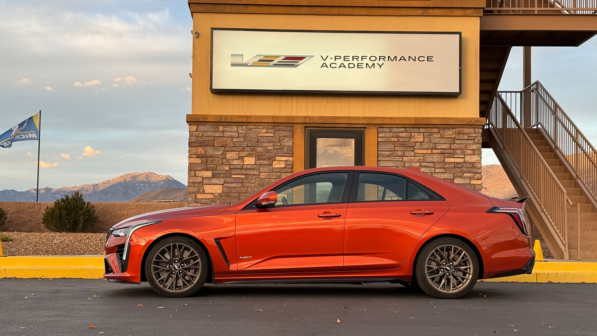 2023 orange Cadillac CT4-V Blackwing