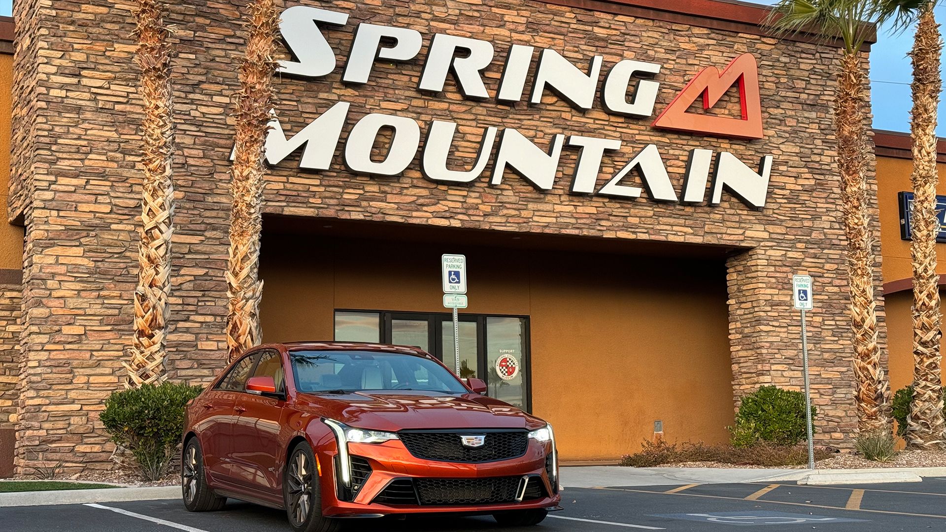 2023 orange Cadillac CT4-V Blackwing