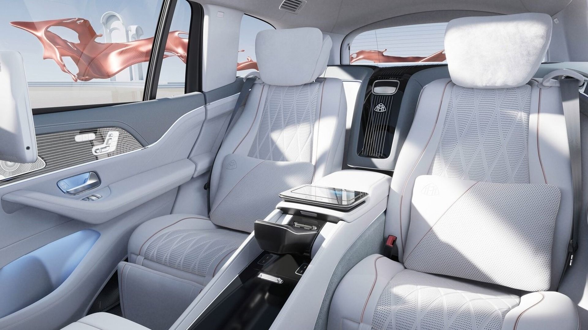 Interior do Mercedes-Benz GLS 600 Maybach 2024