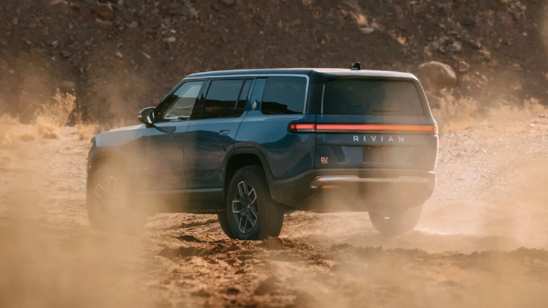 Rivian R1S Off-Roading