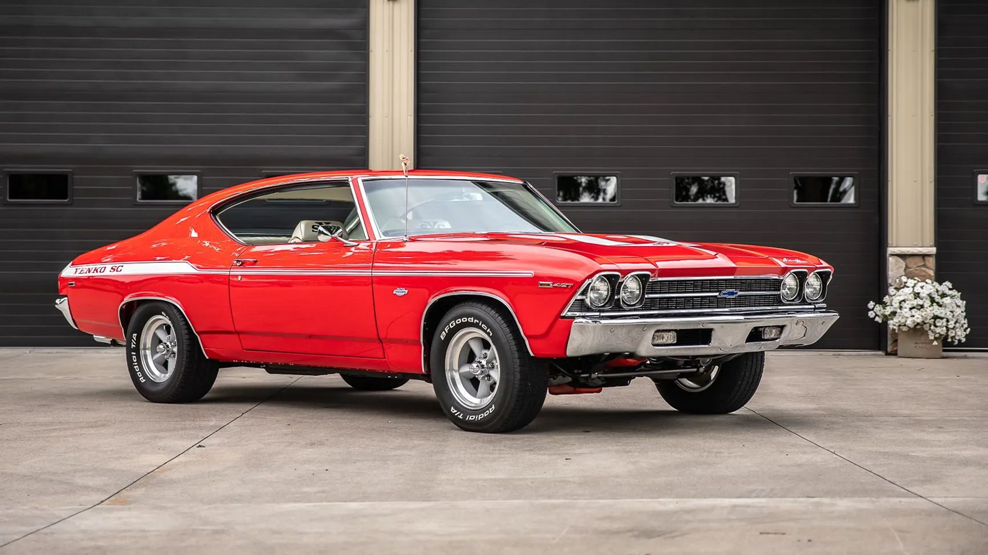 A Red 1969 Chevrolet Chevelle