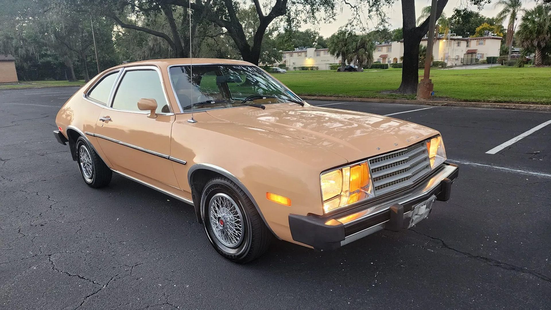 A Cream 1979 Ford Pinto