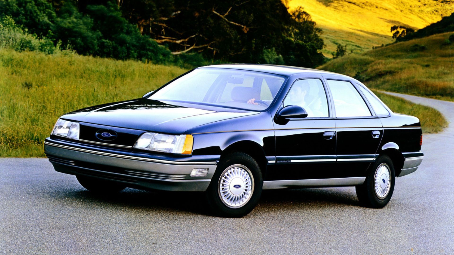1987 Ford Taurus MT-5 parked on the road