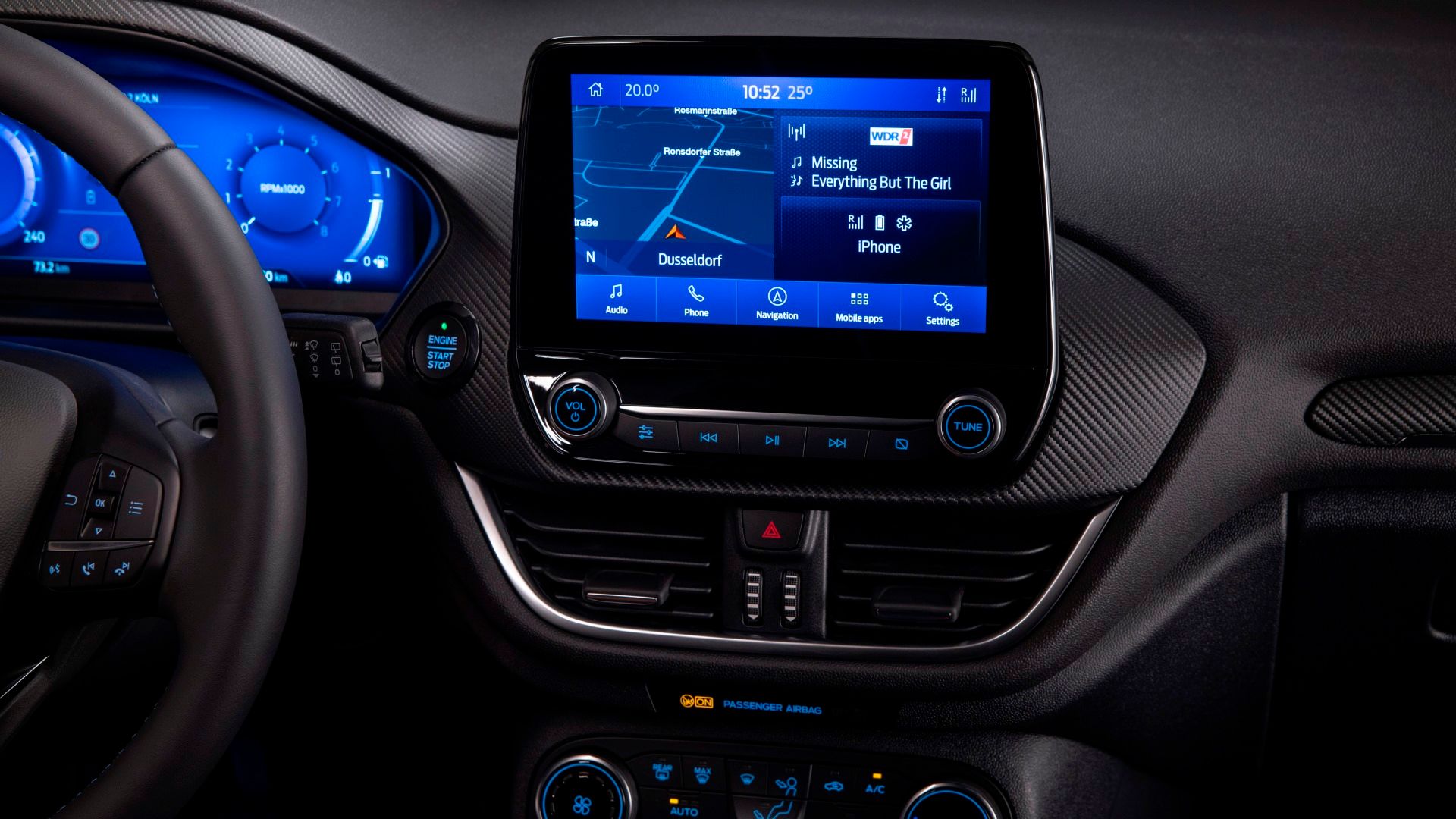 Ford Fiesta infotainment system