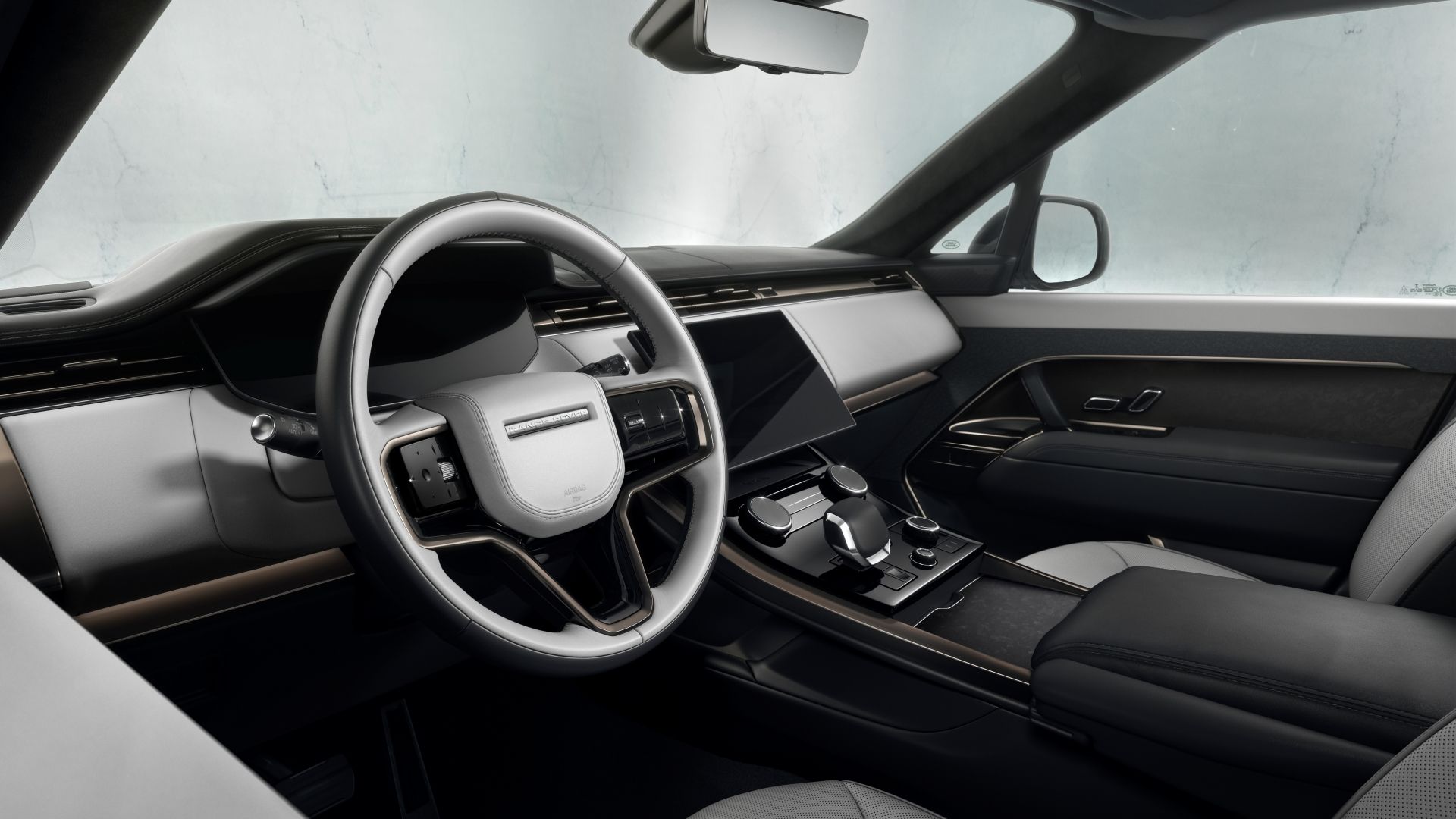 2023 Range Rover Sport front interior shot