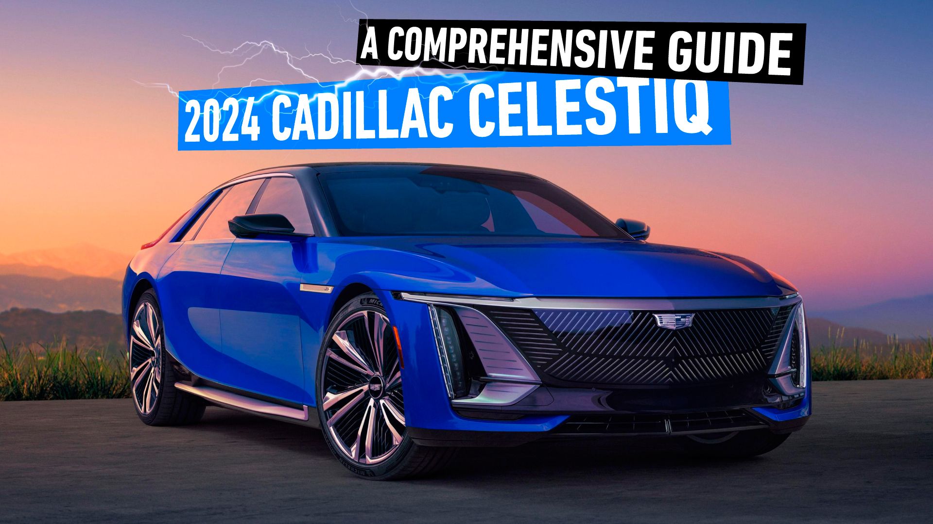 2024 CadillacCelestiq with custom overlay for a guide