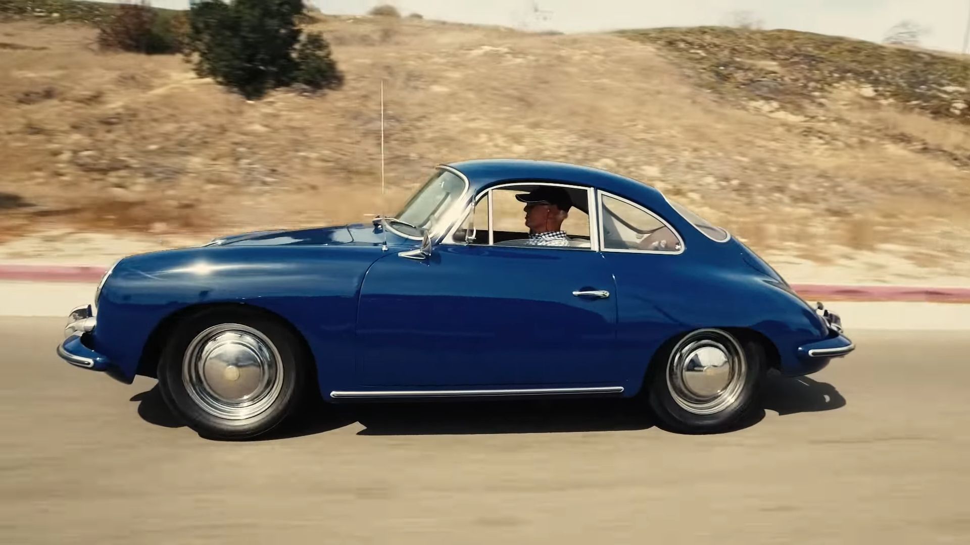 Blue 1964 Porsche 356