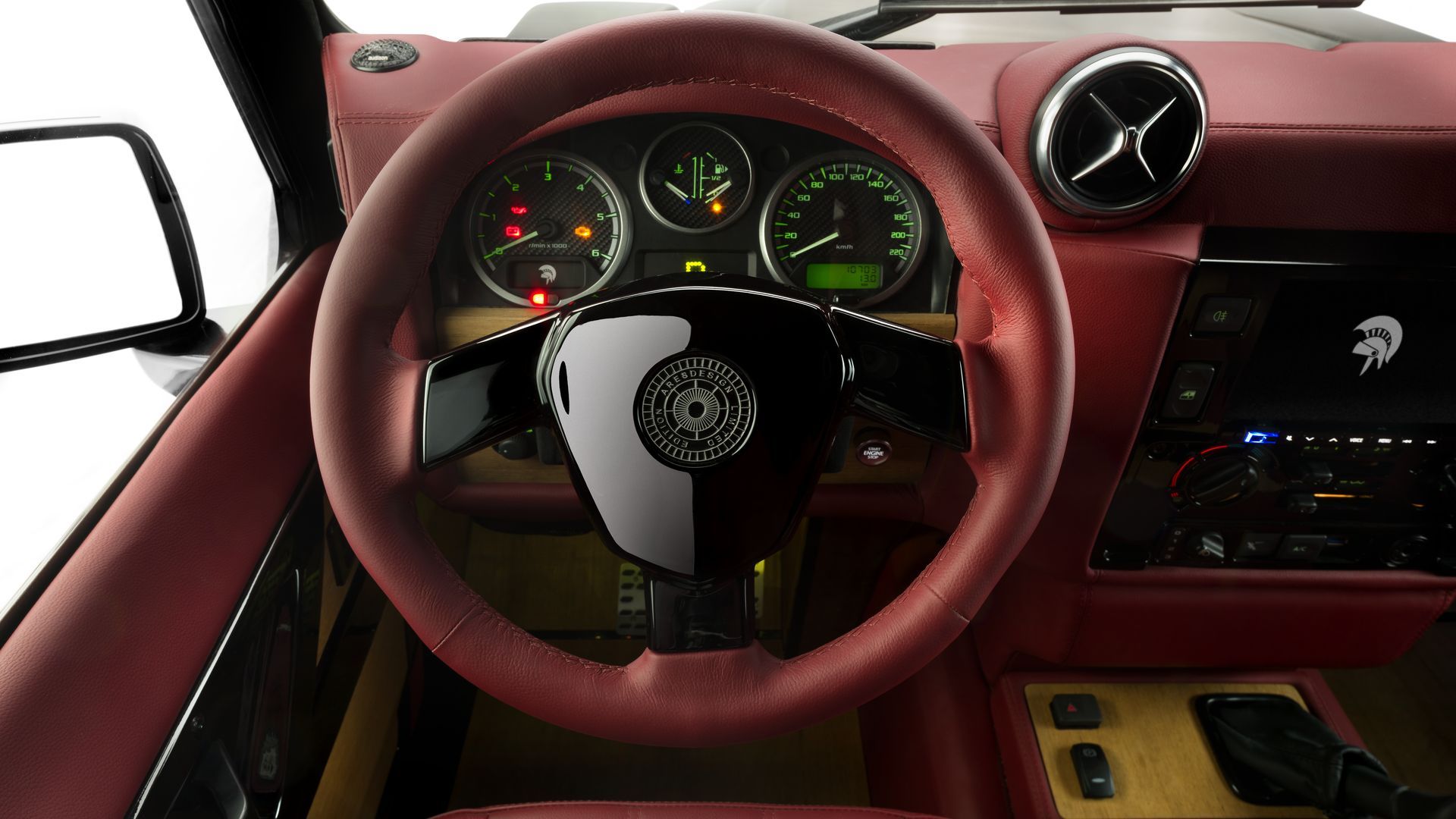 ARES Modena Defender Hardtop interior dash