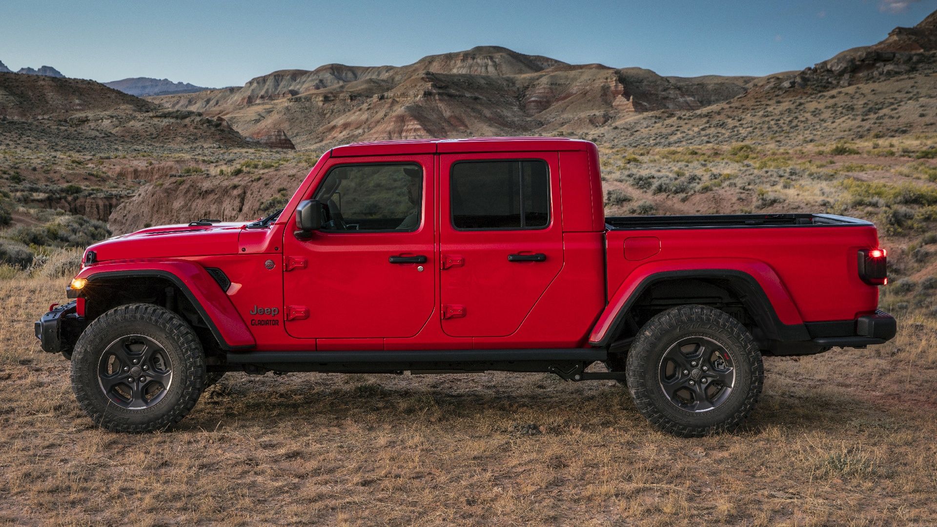 Red 2020 Jeep Gladiator
