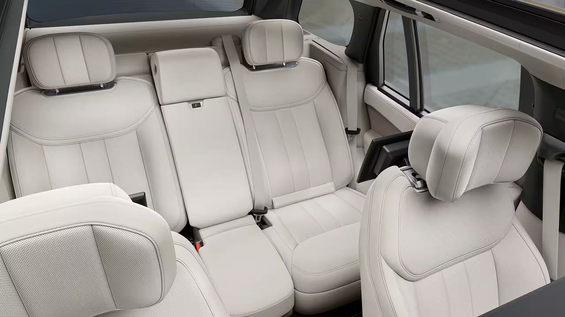 2024 Land Rover Range Rover interior showing front and rear-seats