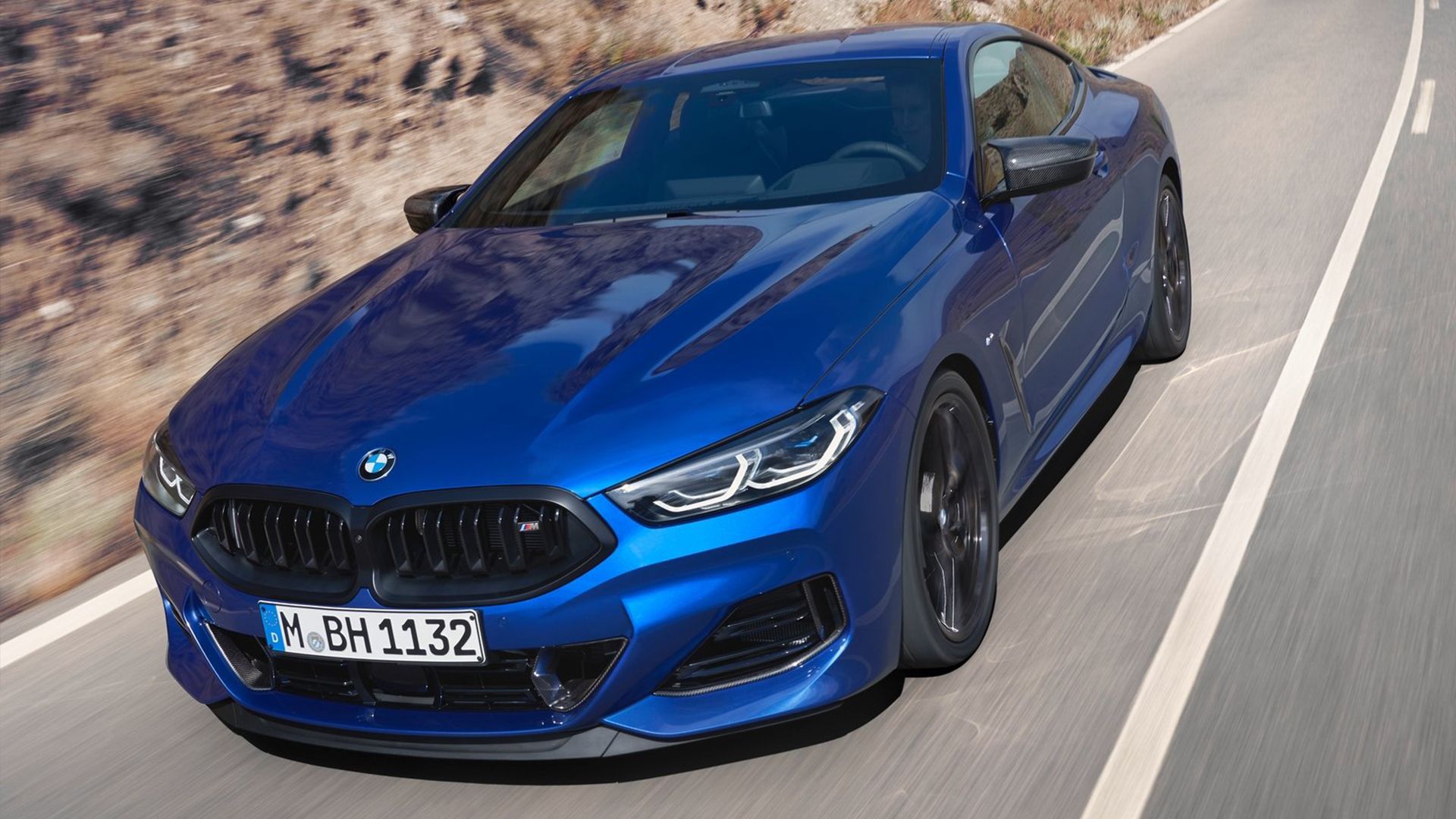 2024 blue BMW 8 Series