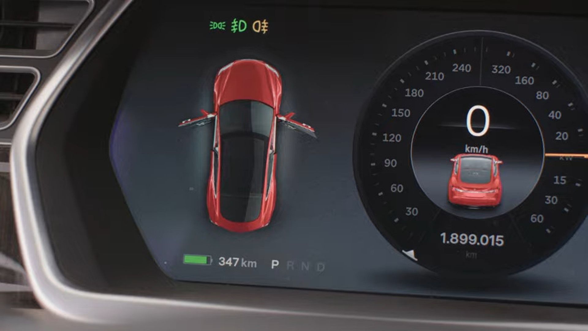 Milhagem do Tesla Model S em milhões de milhas