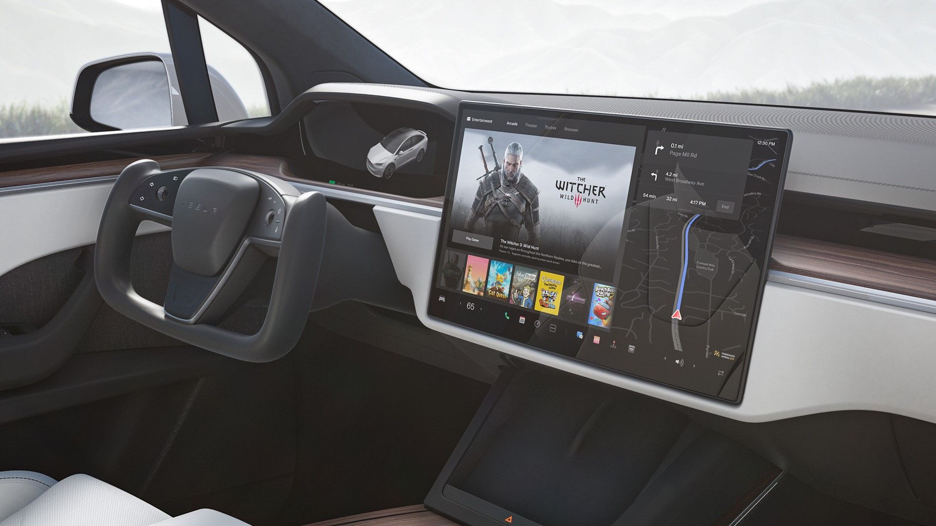 Tesla Model X Infotainment