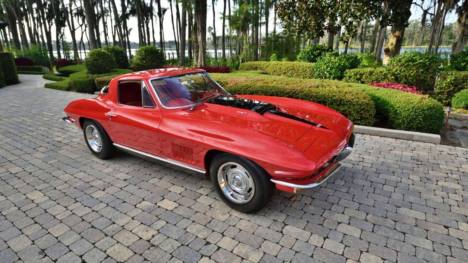 Red 1967 Chevrolet Corvette C2 L88