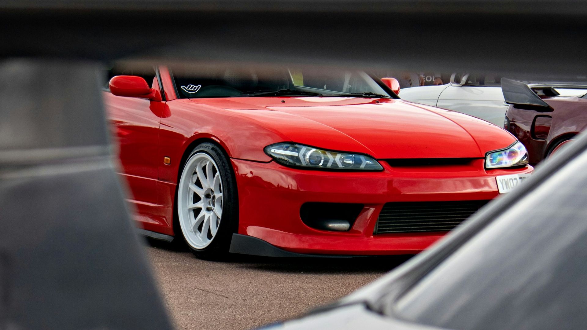 Red 1999 Nissan Silvia S15