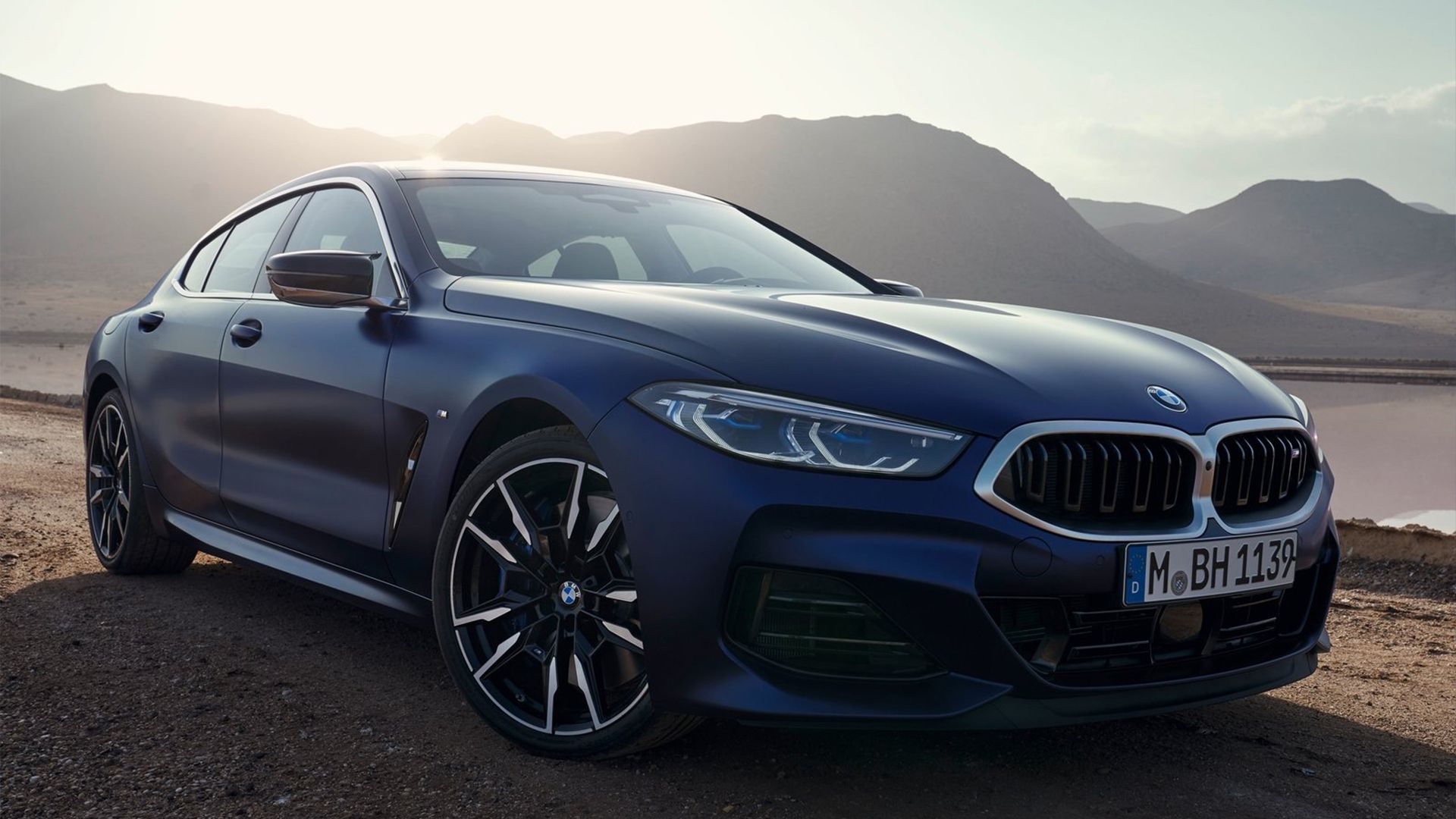 2024 blue BMW 8 Series Gran Coupe 