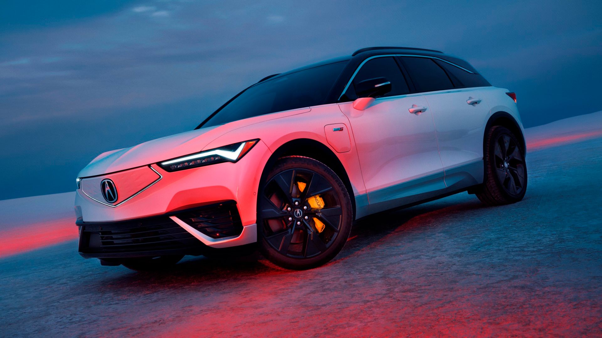 Quarto dianteiro do Acura ZDX branco