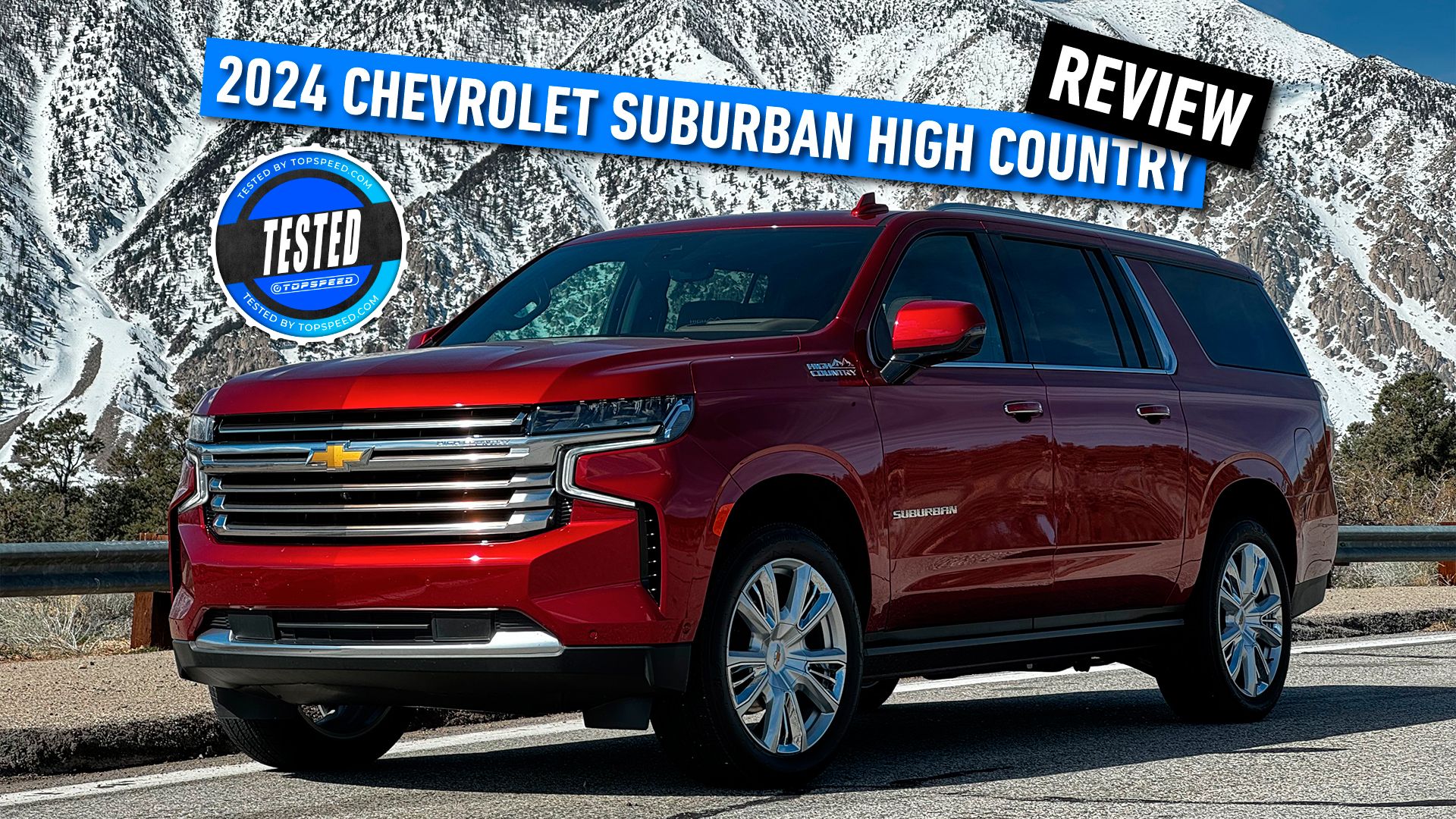 2024 red Chevrolet Suburban High Country
