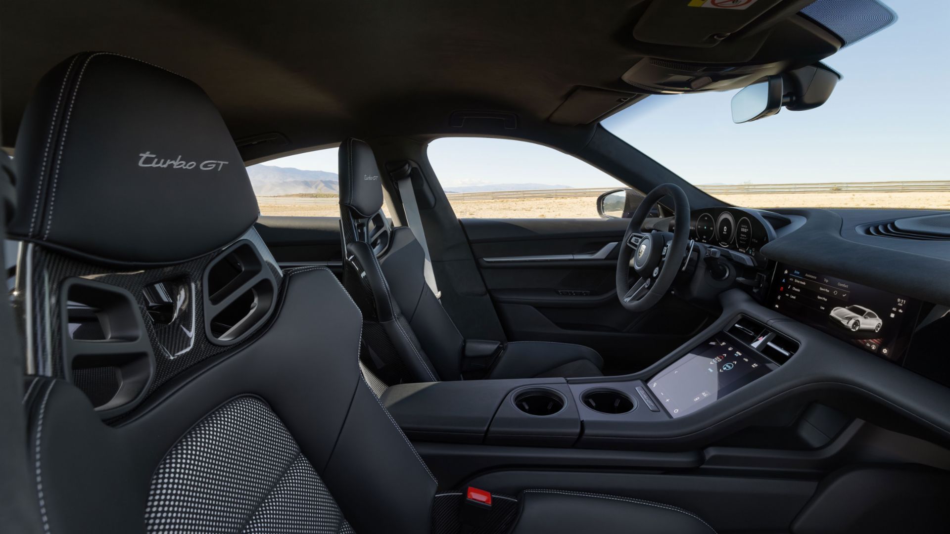 Porsche Taycan Turbo GT With Weissach Package Interior