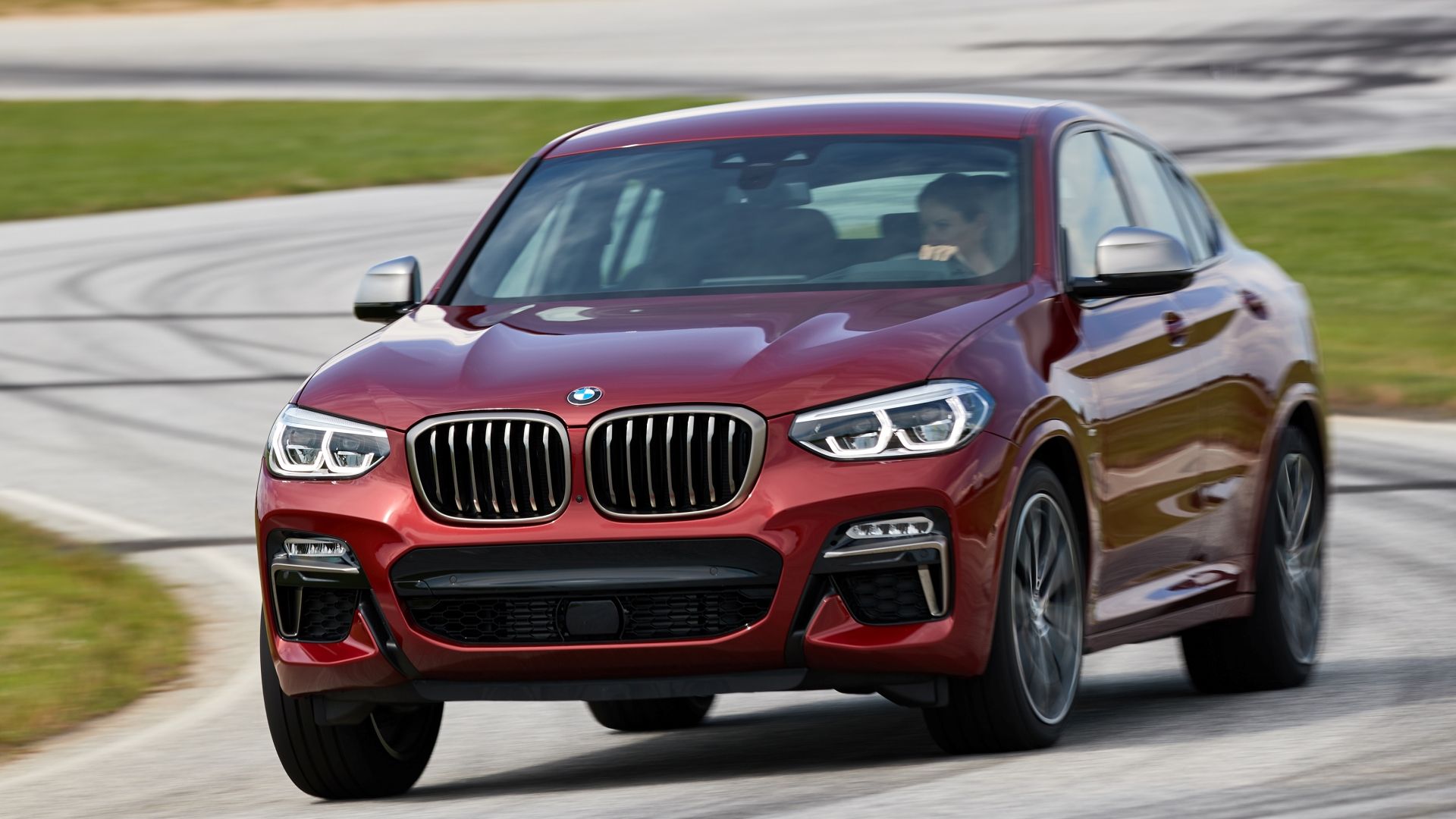 BMW X4 front action shot