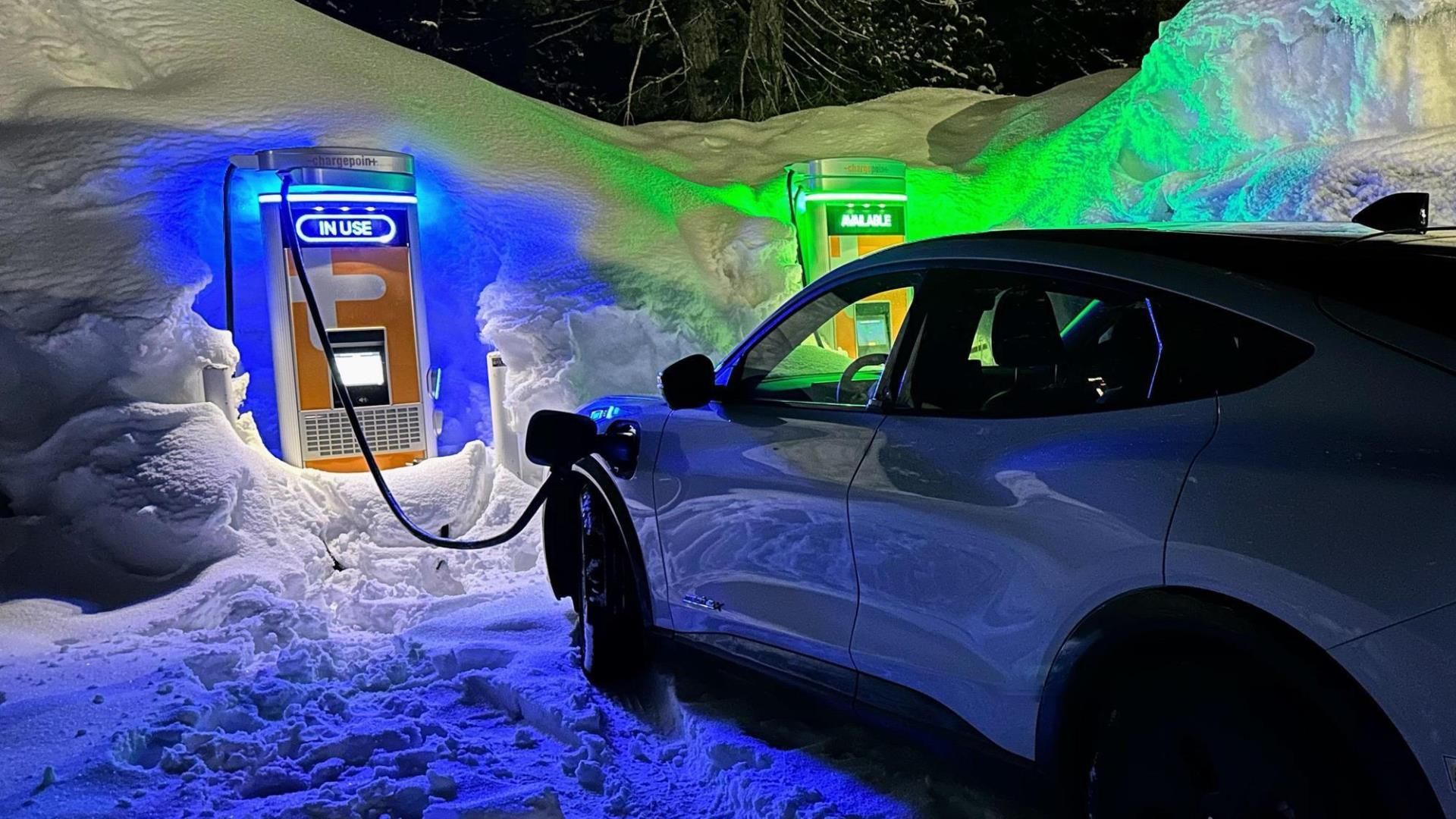 ChargePoint snow