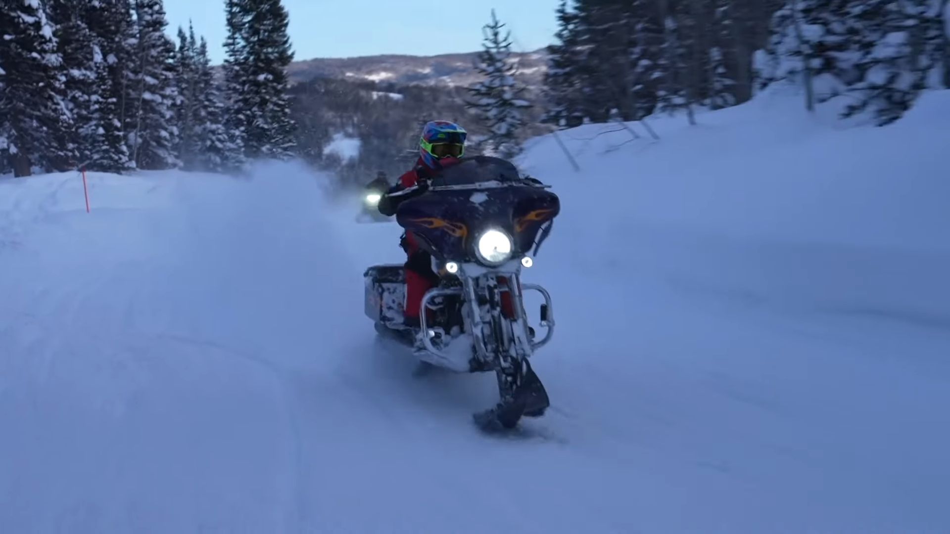 Harley-Davidson Street Glide Snow Bike CboysTV (1)
