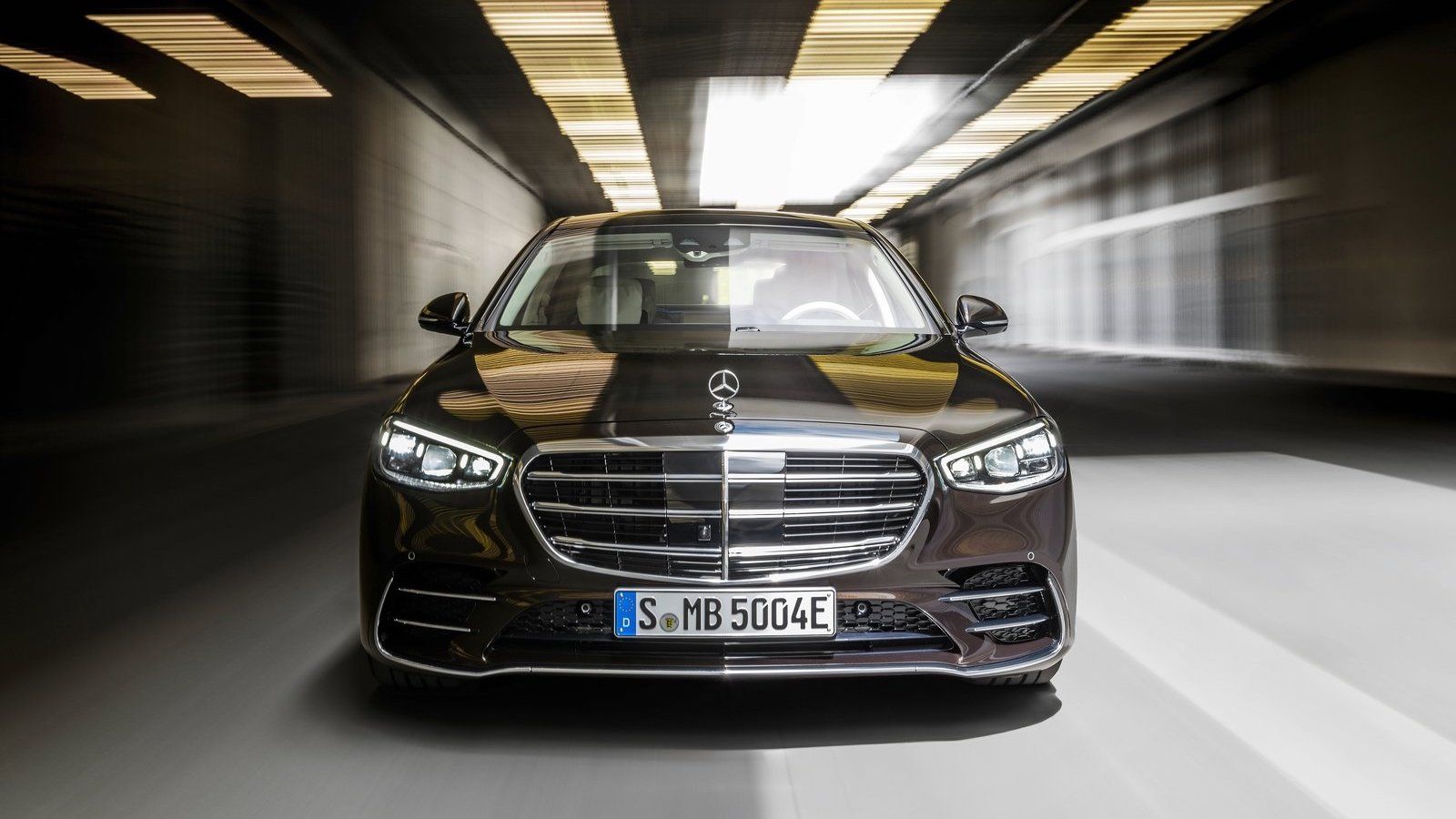 Front end of a Mercedes-Benz S580e