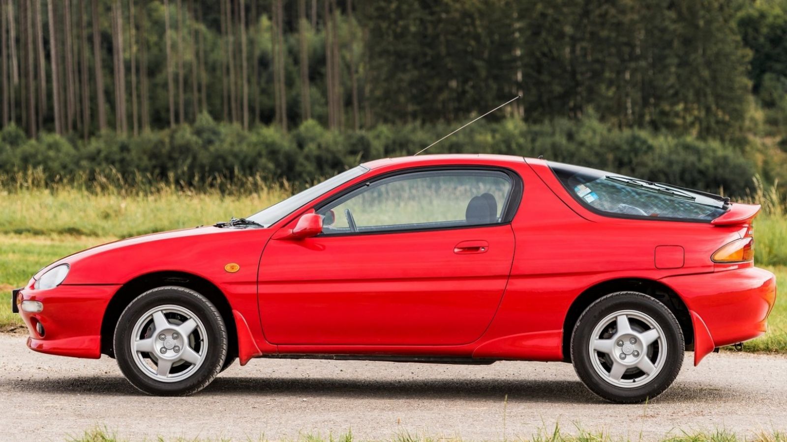 Red 1994 Mazda MX3
