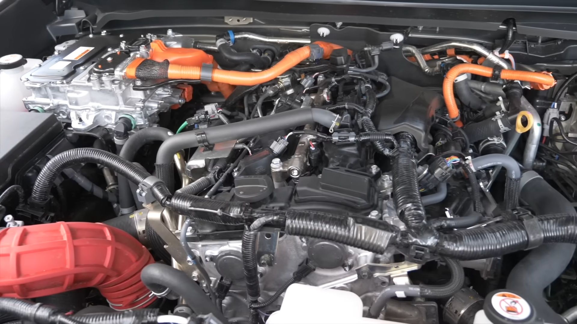 2024 Toyota Tacoma engine bay displayed. 