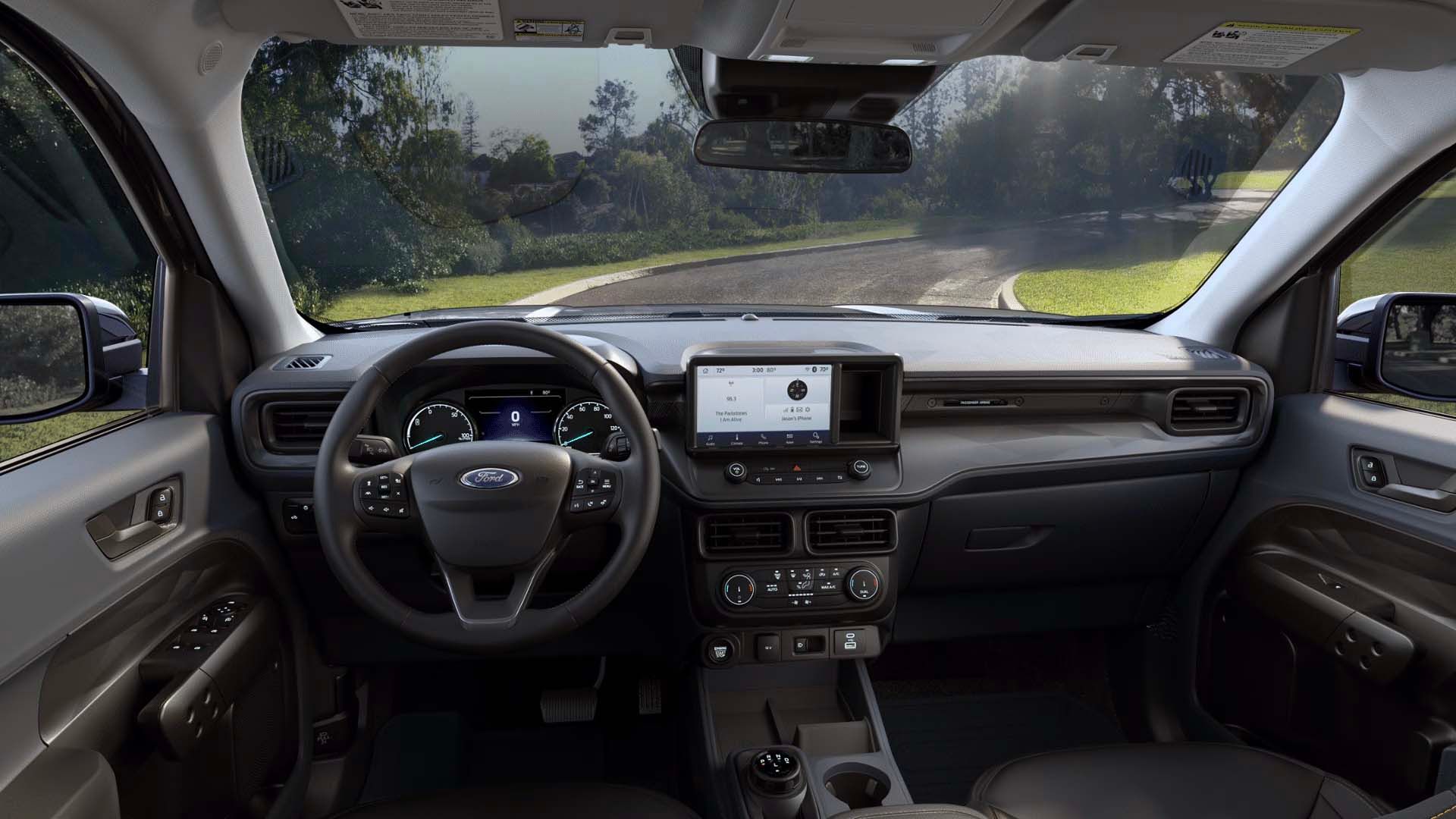 Interior view of a 2024 Ford Maverick Lariat with Tremor Package