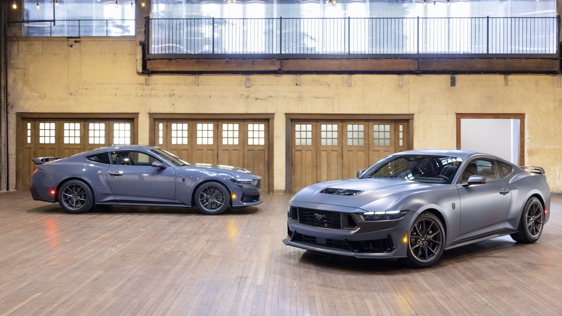 Two 2024 Ford Mustang Dark Horses 